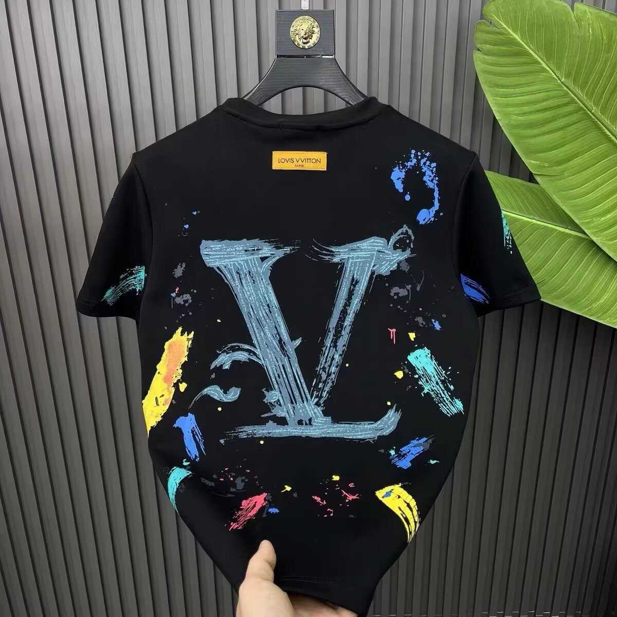 2026 new high-end summer short-sleeve pure cotton base shirt short-sleeve T-shirt trendy brand for men stylish and casual