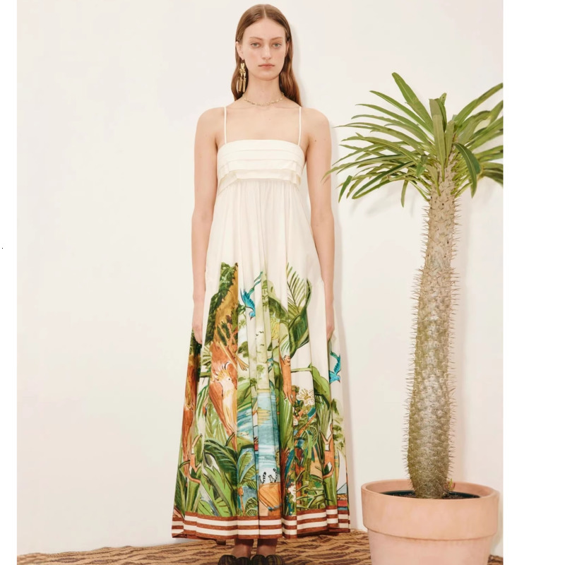 Summer Woman Elegant Dresses Fashion Printed Party Dress Designer Women Short Sleeve Lapel Neck High Waist Big Swing Dress