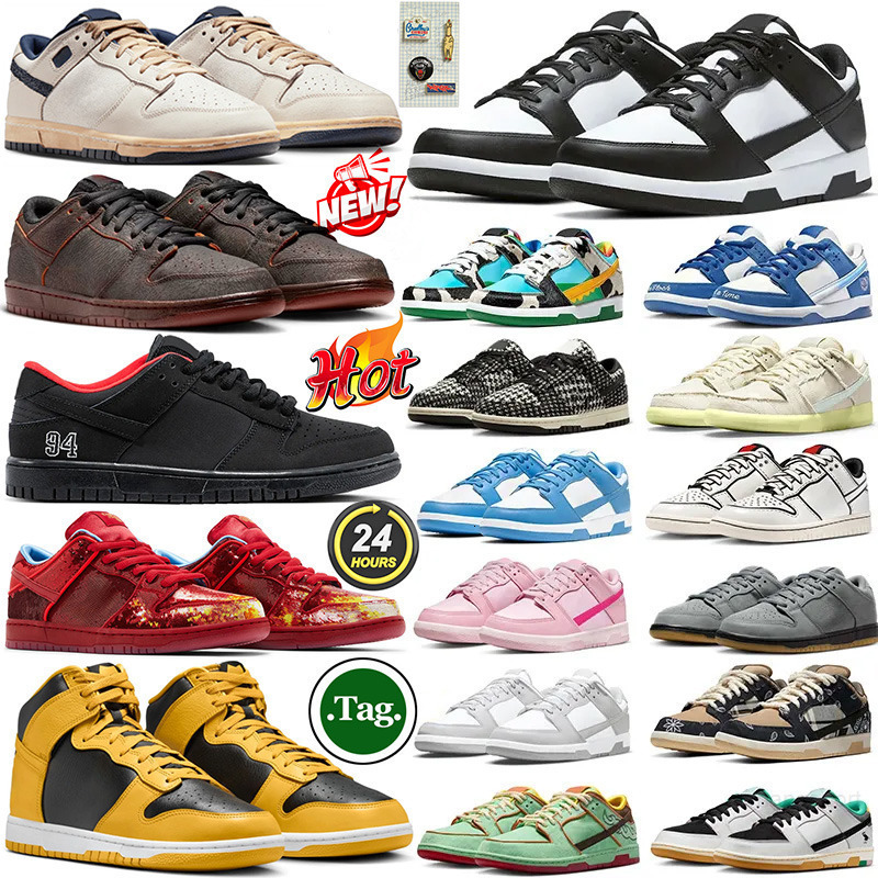 Wu Tang strangerthings running shoes men women krampus Freddy Krueger Rammellzee Panda Triple Pink Grey Frog mens trainers outdoor sneakers