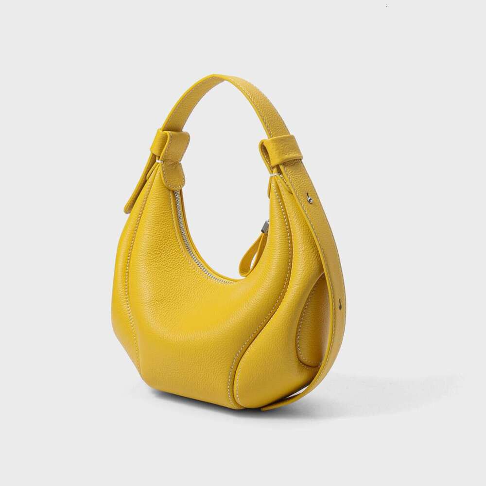 Hobo Fashionable Shoulder Underarm Summer Top Layer Cowhide Commuter Horn Bag Crossbody Genuine Leather Women S SENYY