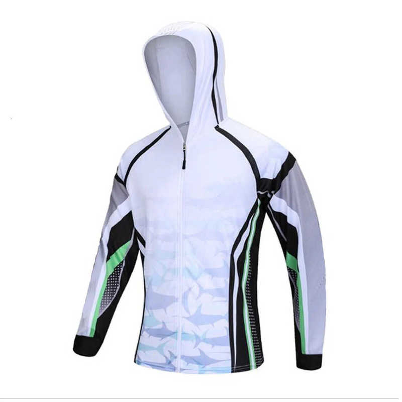 Fishing Hoodie AntiUV Sunscreen Sun Protection Clothes Shirt Breathable Quick Dry Jersey Hooded Sportswear 260422