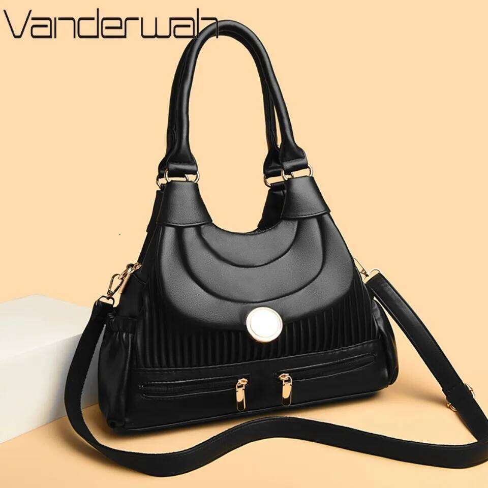 Genuine Brand Luxury Handbags For Women Designer Fashion Tote Bag High Quality Soft Pu Leather Shoulder Crossbody Hand Bags Sac SENYY