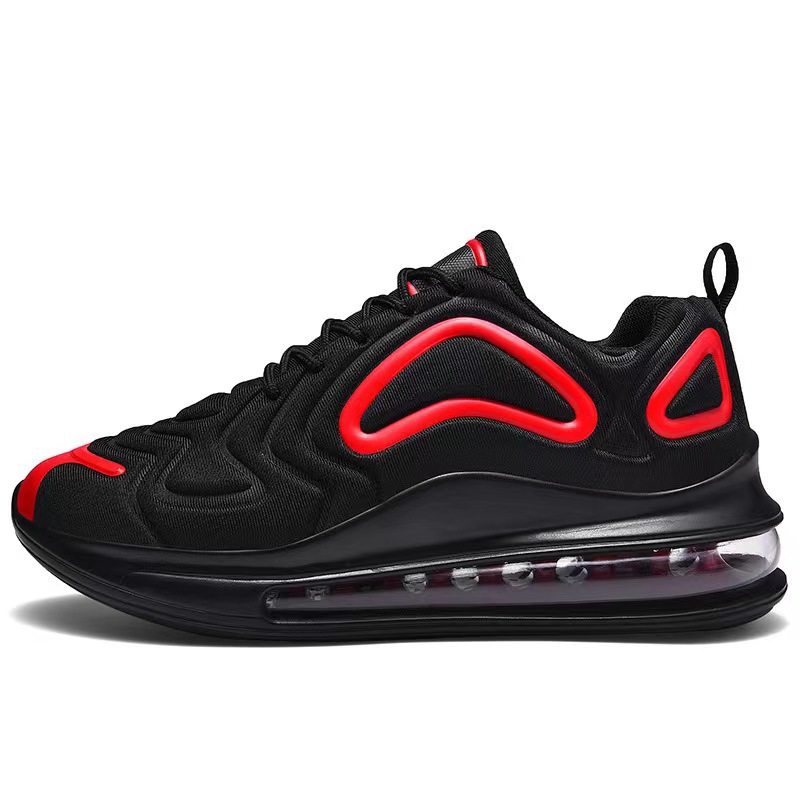 Free shipping 2026 luxury Trendy Black White Air Cushion Sports Shoes Breathable Mesh Casual Sneakers hot