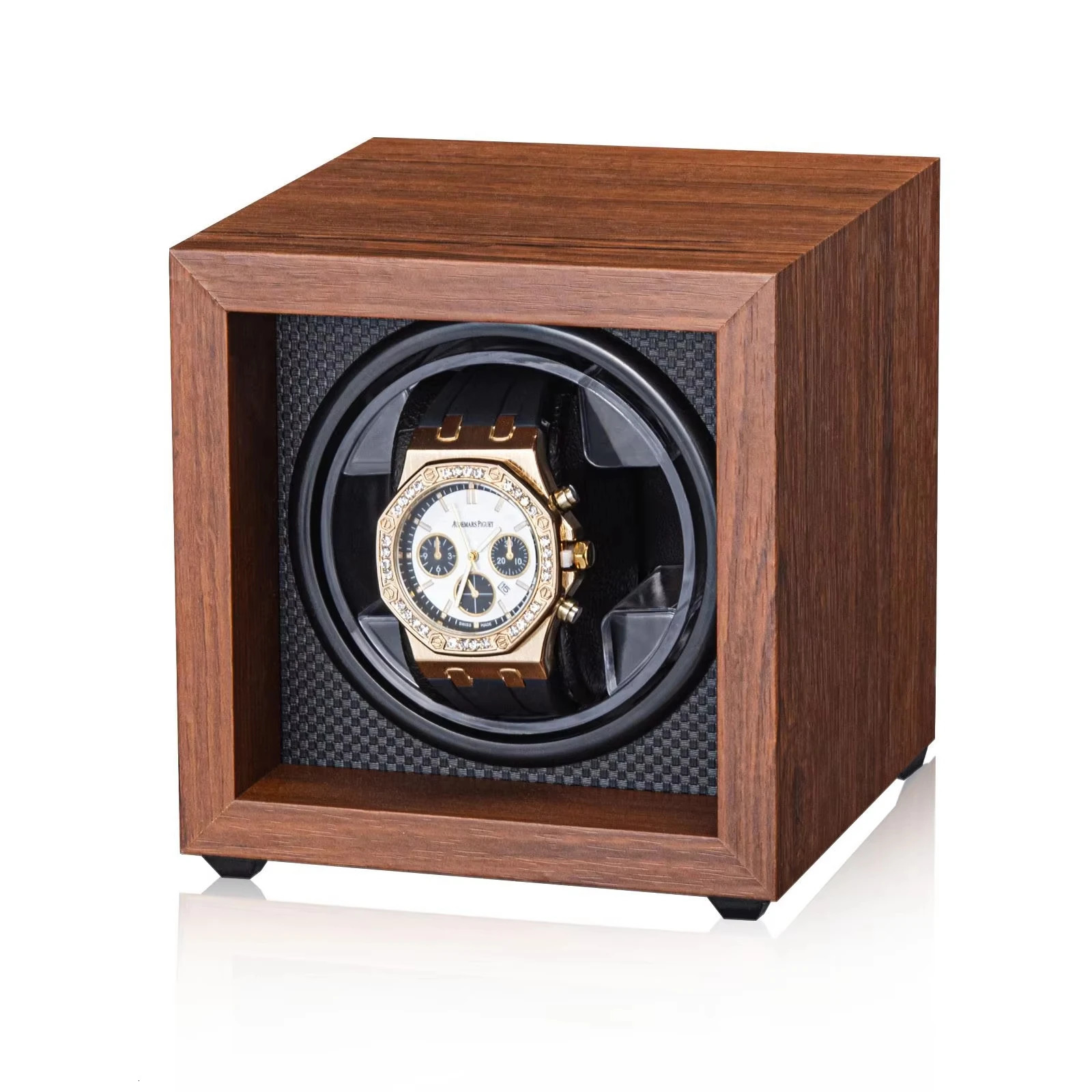 Watch Winder For Automatic Watches Usb Power Globally Mute Mabuchi Motor Mechanical Watch Electric Rotate Stand Box Wooden 260430