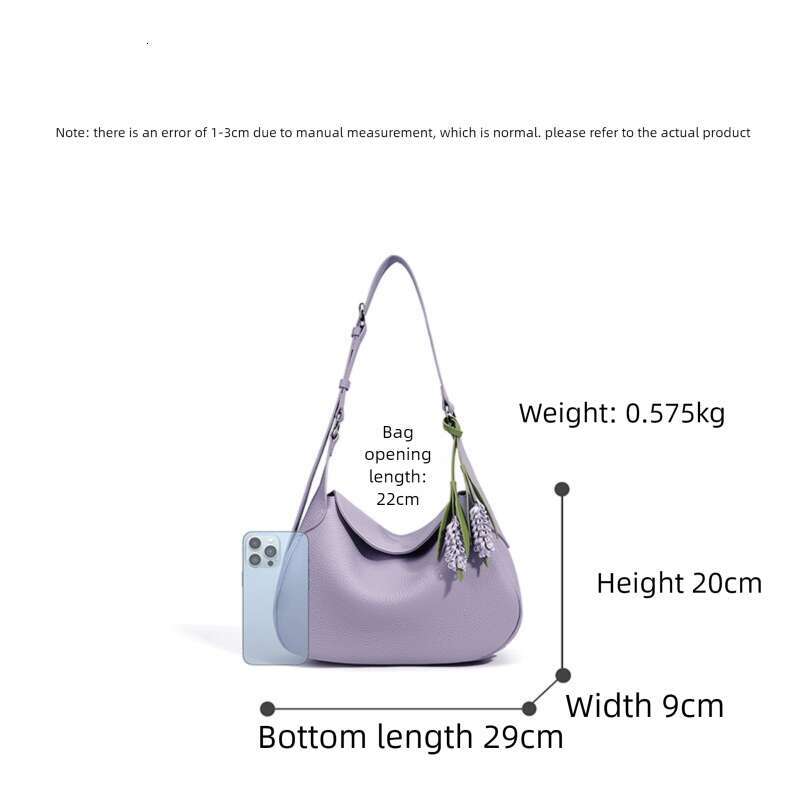 Early Spring Exquisite Crescent Shaped New Underarm Niche Minimalist Genuine Leather Crossbody Bag Casual High End Women S Shoulder SENYY