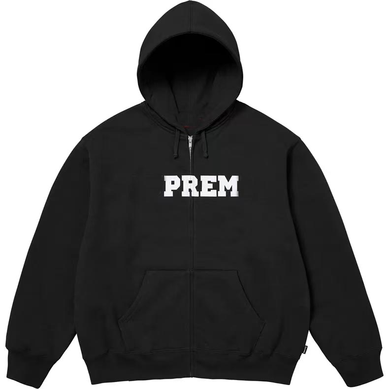 25FW Collegiate Applique Zip Up Hooded Sweatshirt Fashion Men Women Letter Hoodies Skateboard Hip Hop Autumn Winter High Street Unisex Streetwear