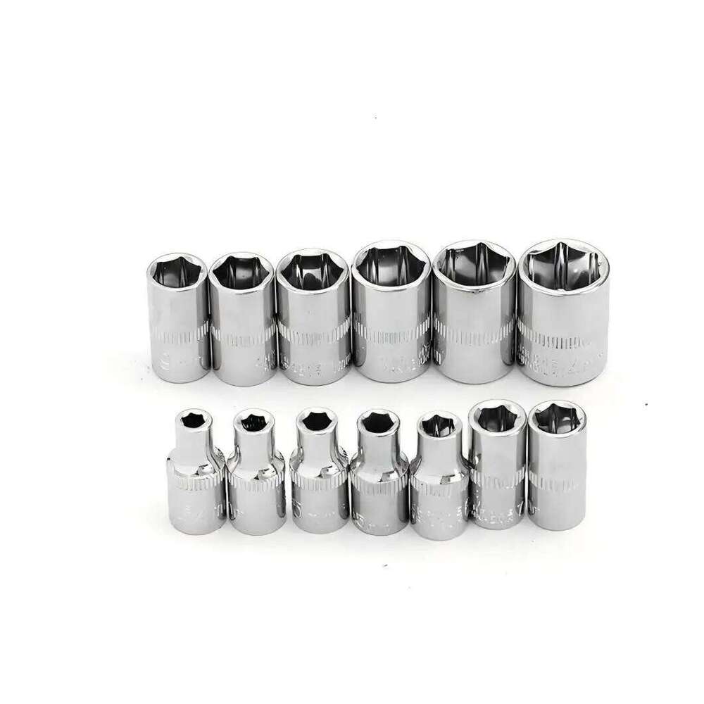 46PC Socket Wrench Set Household Chrome Vanadium Steel Motorcycle Auto Car Repair Tool Ratchet Torque Combo Mechanical Tools Box