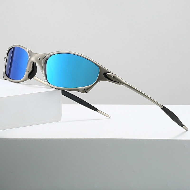 Original Polarized Sunglasses Metal Luxury Brand Designer Googles Sun Glasses For Men Women Hiking Bicycle Cycling Y2K Windproof Sports Riding Driving