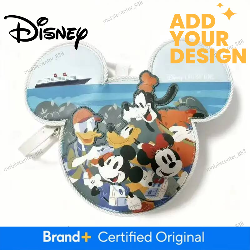 Designer Disney Disney Loungefly Backpack Crossbody Bag Wallet Mickey Mouse Series Cute Fashion Red Theme Ideal Birthday Gift For Kids Daily Use Luxur - view 3