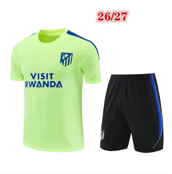 atleticoS tracksuit 2026 2027 short sleeved football training shirt Men and kids 26 27 soccer shirts maillot foot camiseta futbol