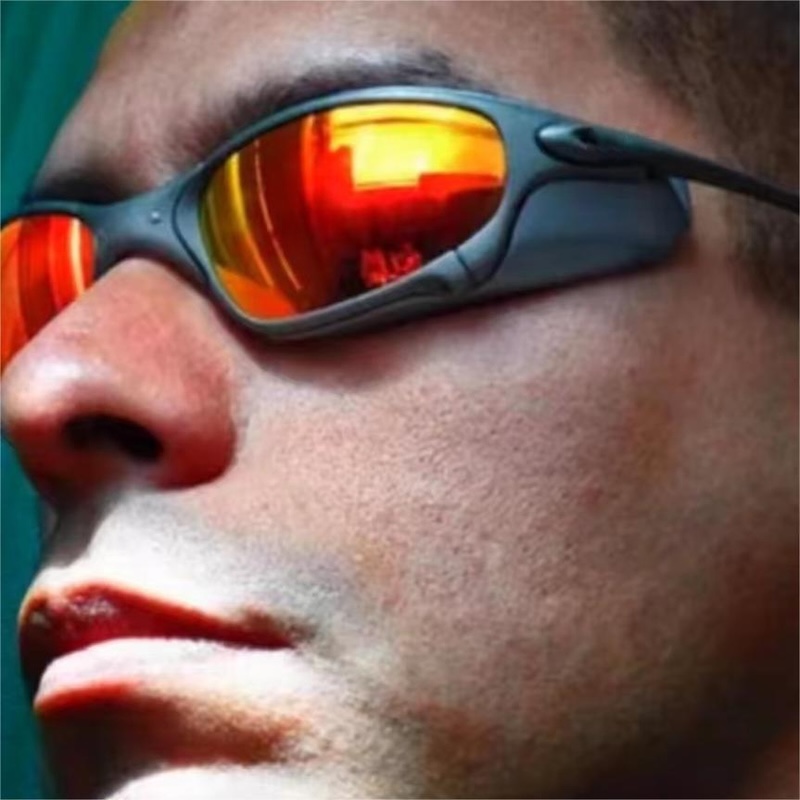 Original Polarized Sunglasses Metal Luxury Brand Designer Googles Sun Glasses For Men Women Hiking Bicycle Cycling Y2K Windproof Sports Riding Driving