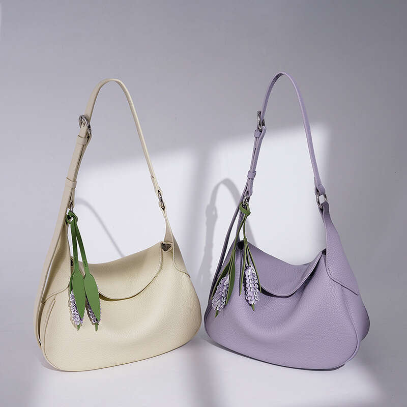 Early Spring Exquisite Crescent Shaped New Underarm Niche Minimalist Genuine Leather Crossbody Bag Casual High End Women S Shoulder SENYY