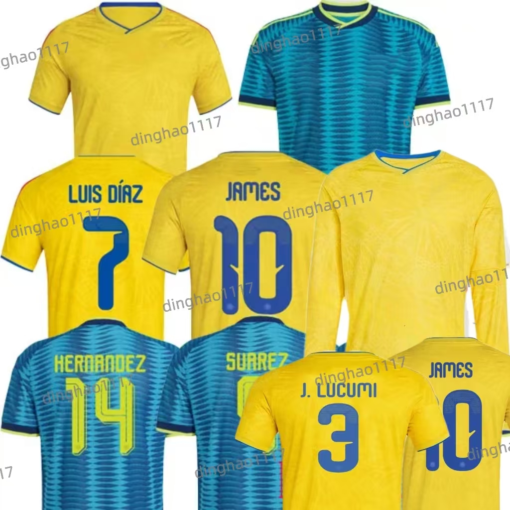 Home Centenary soccer jersey 100-years anniversary 2025 james LUIS DIAZ L.DIAZ J.LERMA Copa America Player Version Home away men kids Kit