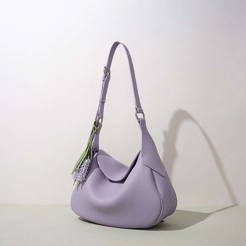 Early Spring Exquisite Crescent Shaped New Underarm Niche Minimalist Genuine Leather Crossbody Bag Casual High End Women S Shoulder SENYY