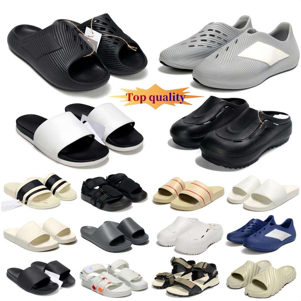 Designer Men Women Slides Slippers Sand Bone Resin Stone Slate Grey Vermilion Slipper Mens Womens Shoes Summe For both men and women