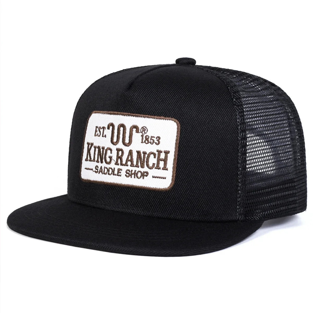 Unisex KING RANCH Embroidery Hiphop Net Hats Spring Summer Outdoor Adjustable Casual Baseball Caps Sunscreen Hat Sports Cap 260430