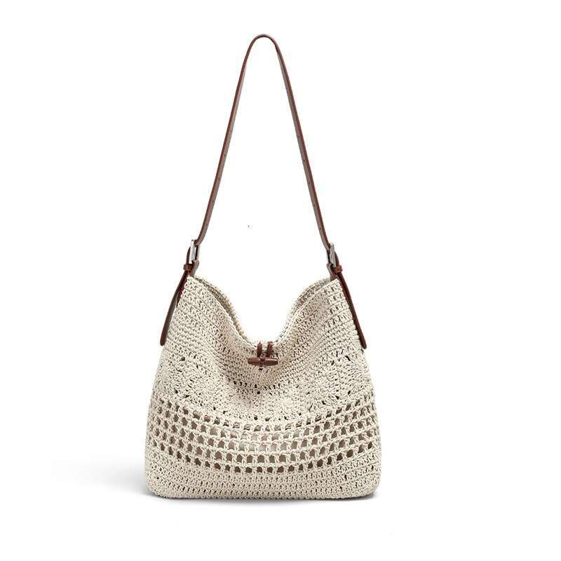 Woven New Summer Versatile Women S Large Capacity Beach Shoulder Holiday Style Tote Bag SENYY