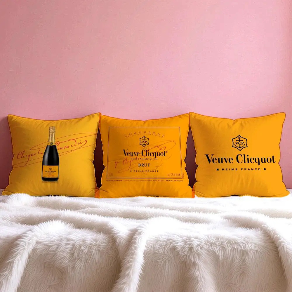 Pillow Case y VVeuve Cclicquot Cushion Cover MultiScene Pillow for Home Car Reversible Soft Durable Daily Use 260429 - view 4