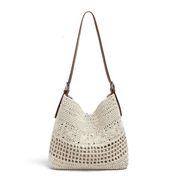 Woven New Summer Versatile Women S Large Capacity Beach Shoulder Holiday Style Tote Bag SENYY