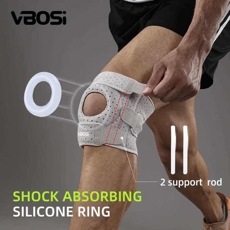 1 Piece Women Men Upgraded Antislip Breathable Adjustable Knee Support Patellar Protection Silicone Pad with Air Holes For Bask 260317