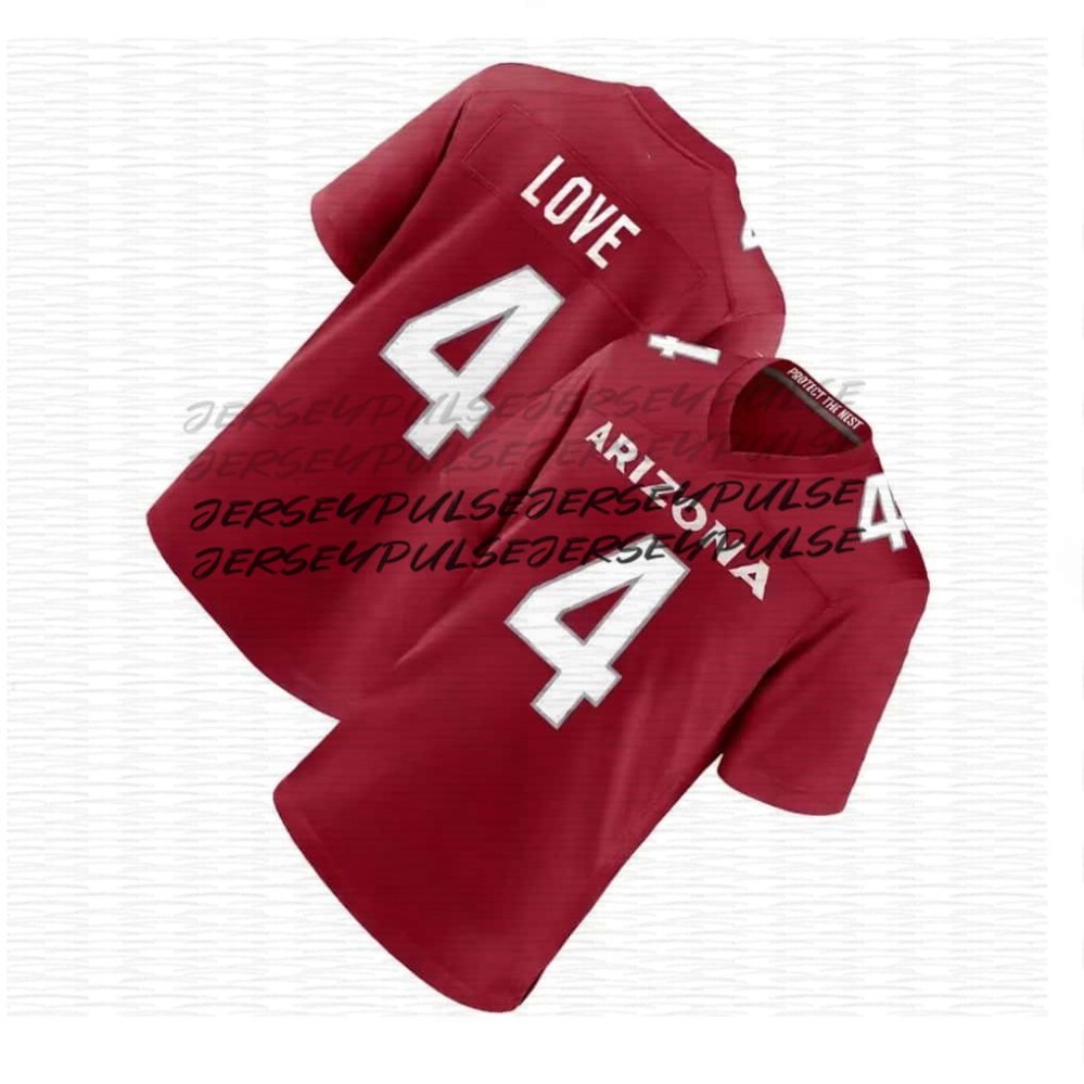 2026 New Jeremiyah Love Marvin Harrison Jr Football Jersey Trey McBride Budda Baker Pat Tillman James Conner Marvin Harrison Jr. Jacoby Brissett