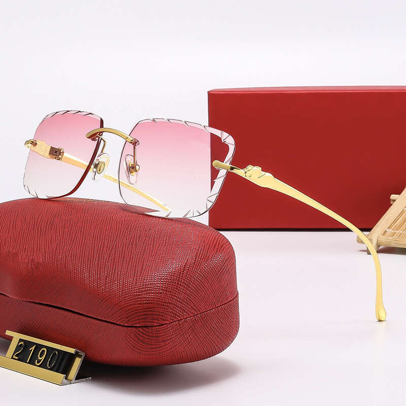 2026 Frameless Metal Frame Sunglasses, Personalized Trendy Hip-Hop Street Style Sunglasses