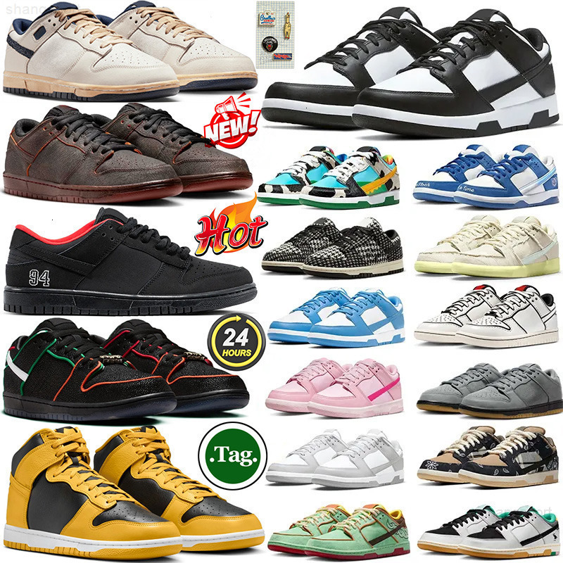 Wu-Tang strangerthings running shoes men women krampus Wizard Freddy Krueger Rammellzee Panda Triple Pink Grey Frog mens trainers outdoor sneakers