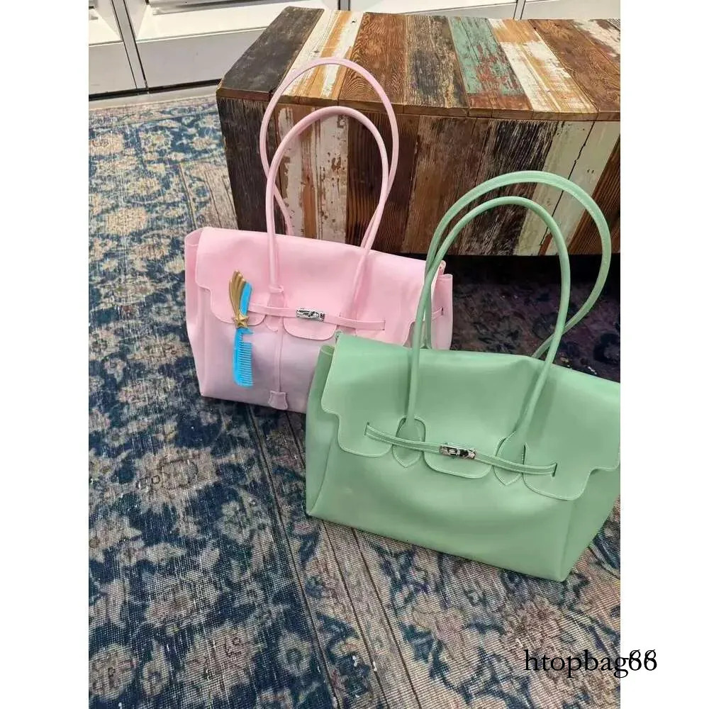 Kiikii Same Jelly 2026 Summer New Commuting Tote Fashion Transparent Large-Capacity Armpit Bag Female
