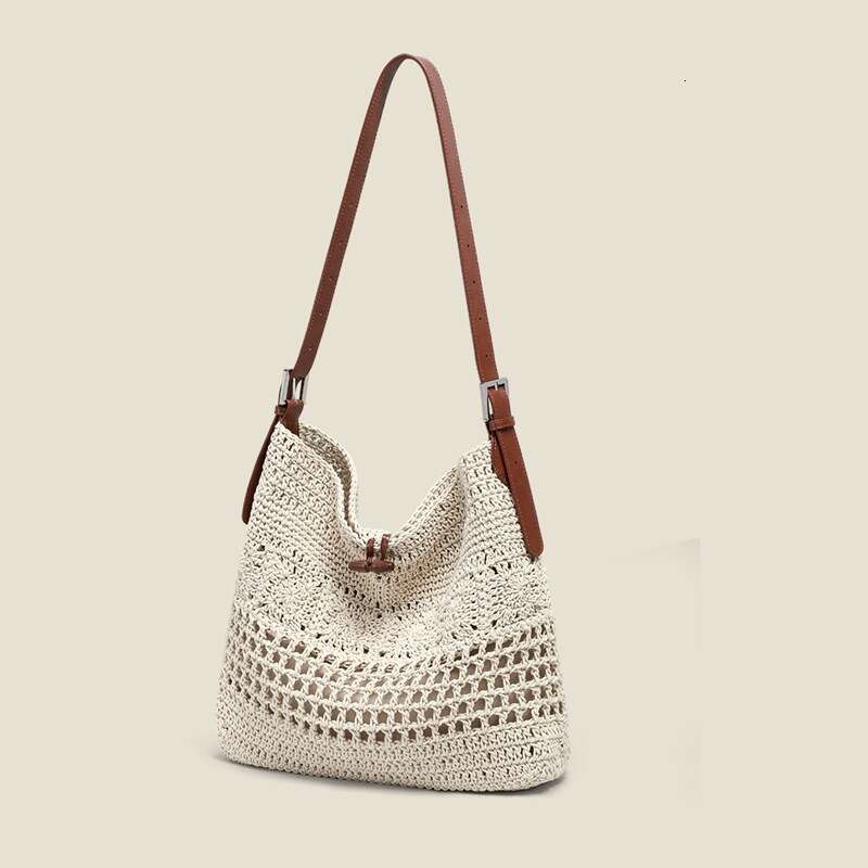 Woven New Summer Versatile Women S Large Capacity Beach Shoulder Holiday Style Tote Bag SENYY