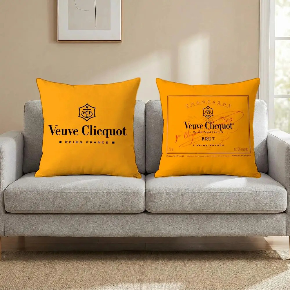 Pillow Case y VVeuve Cclicquot Cushion Cover MultiScene Pillow for Home Car Reversible Soft Durable Daily Use 260429 - view 3