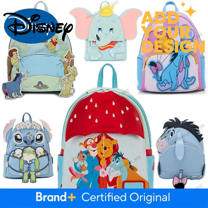 Disney NEW Loungefly Little Boys and Girls Winnie The Pooh Rainy Day Mini Backpack