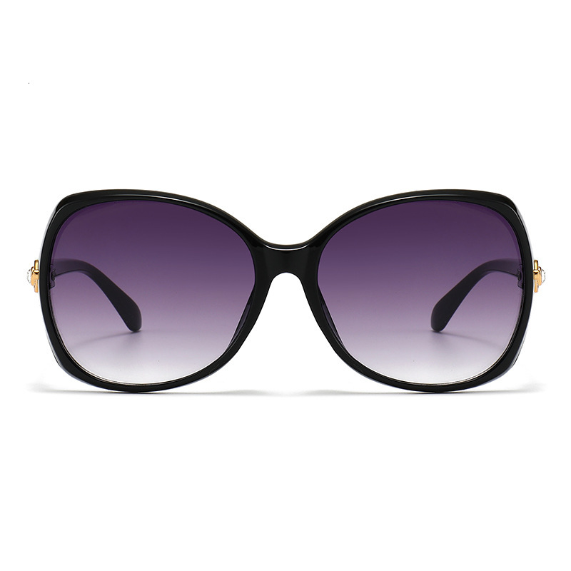 Retro Leopard Print Large Frame Designer Sunglasses Luxury Trendy Brand Sun Shading And UV Protection For Women Outdoor Sports And Cycling Glasses