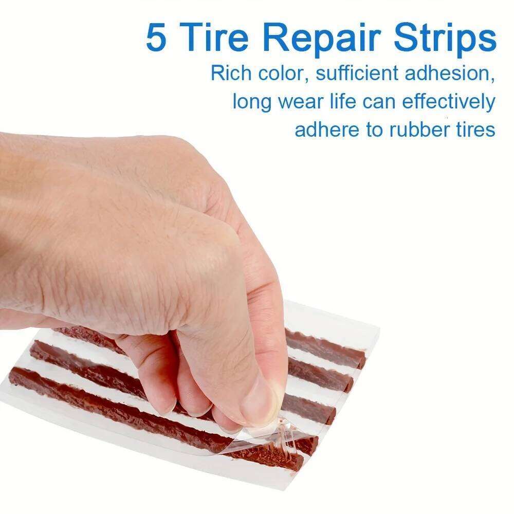 Professional Tool Set with High Strength Glue Comprehensive Kit for Quick Tire Damage Repair