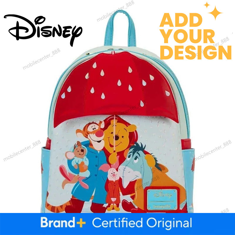 Disney NEW Loungefly Little Boys and Girls Winnie The Pooh Rainy Day Mini Backpack