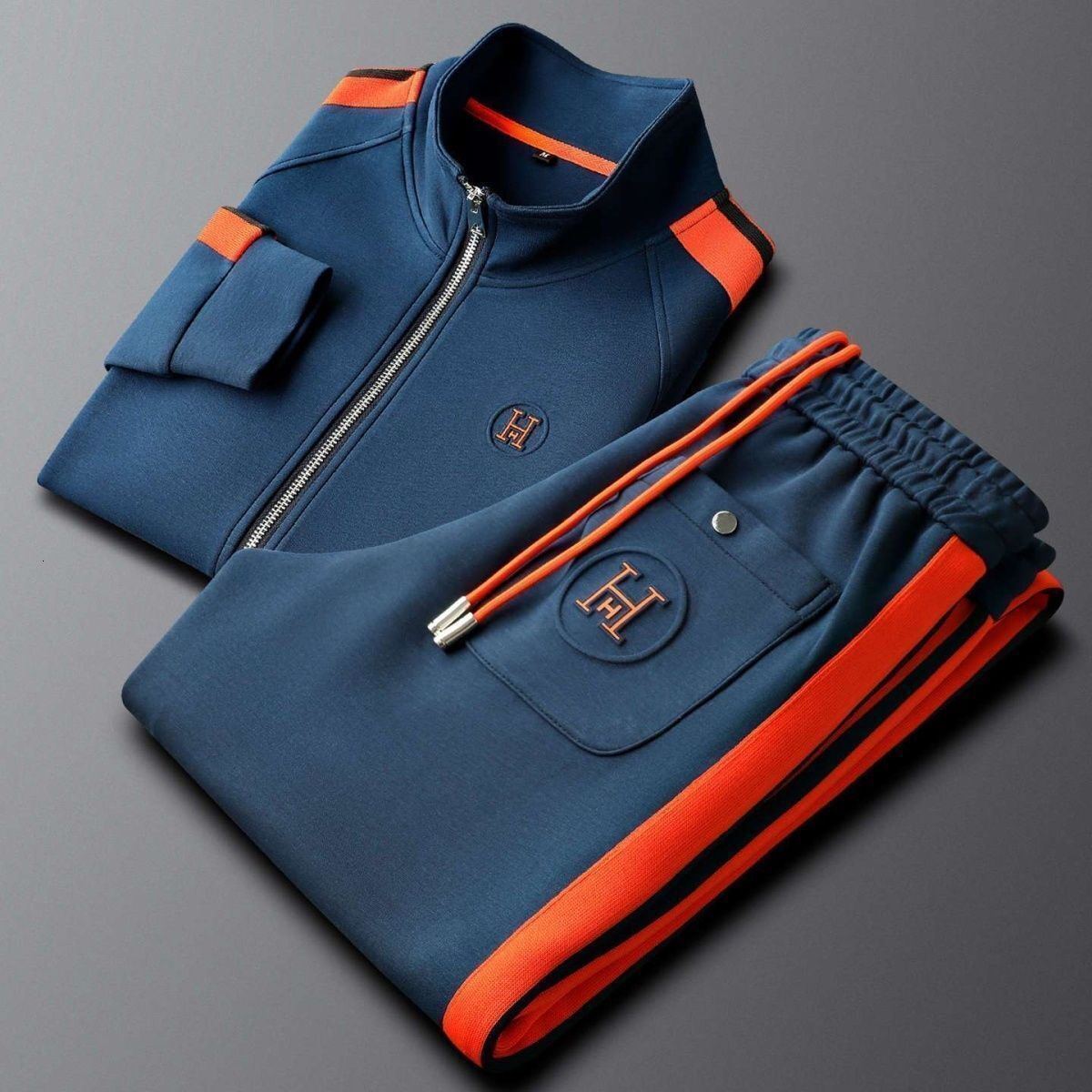 Luxury Brand Designer Jacket With Embroidery - Two-piece Set For Light Luxury, Heavy Workmanship, Casual Texture, Simple Design, High-end, New Style F