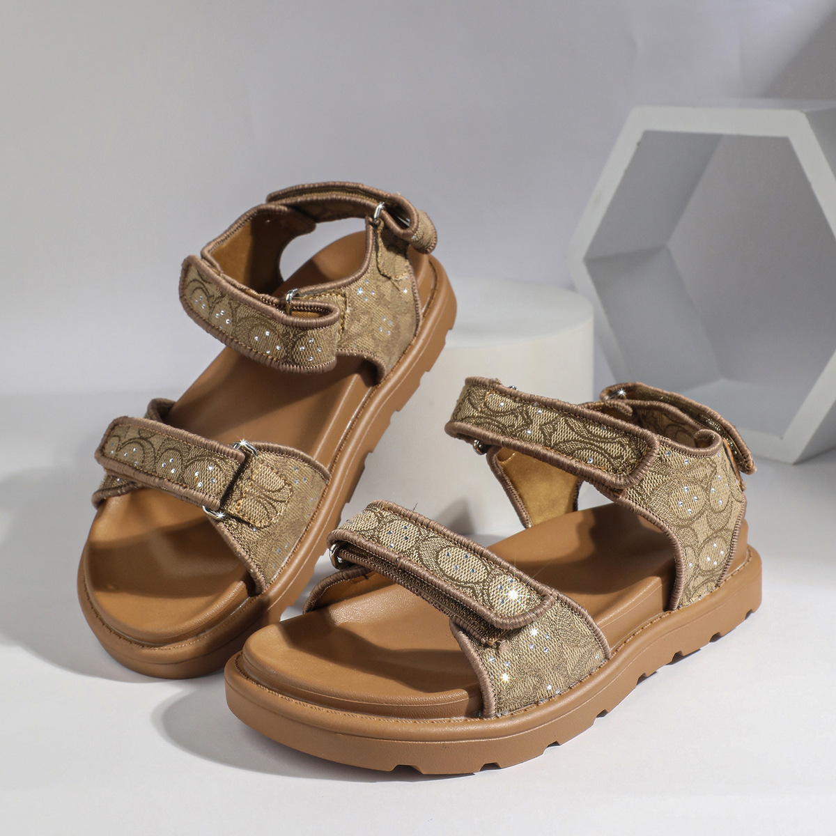 Vacation Square Adjustable Strap Platform Sandals Free shipping 2026 Luxury Daily Essential Size Friendly Summer Beach