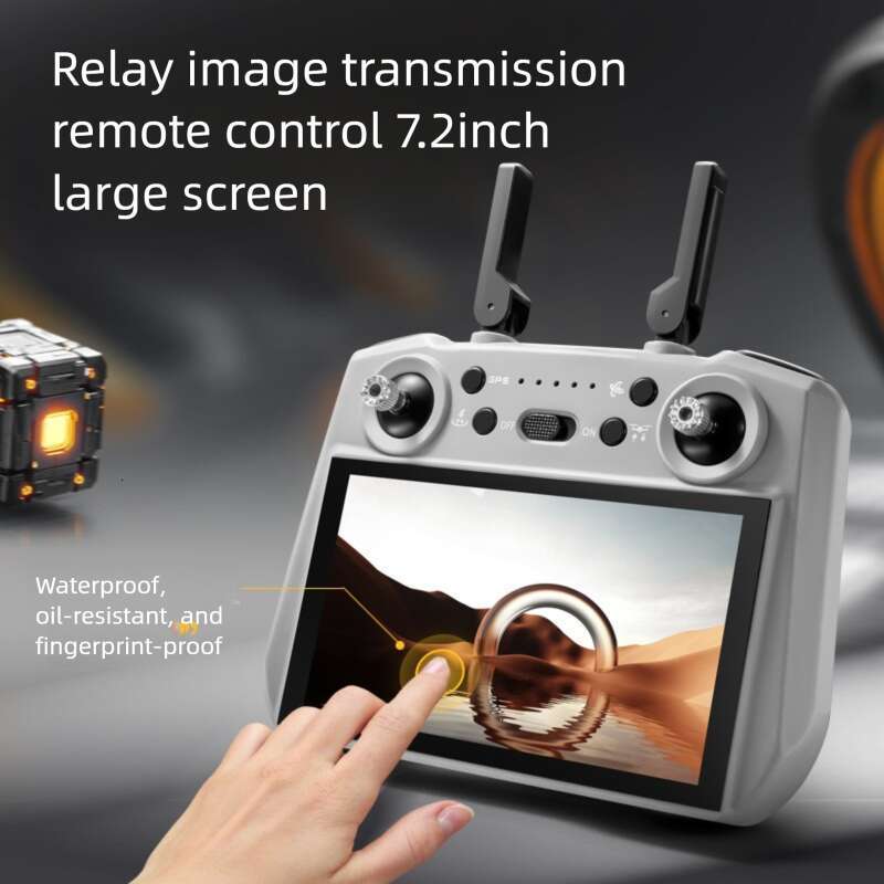 S185 Drone with 3-Axis Gimbal GPS Intelligent Positioning 7.2 Inch Touch Screen Remote Control 4K HD Aerial Photography Foldable Quadcopter RC Aircraf