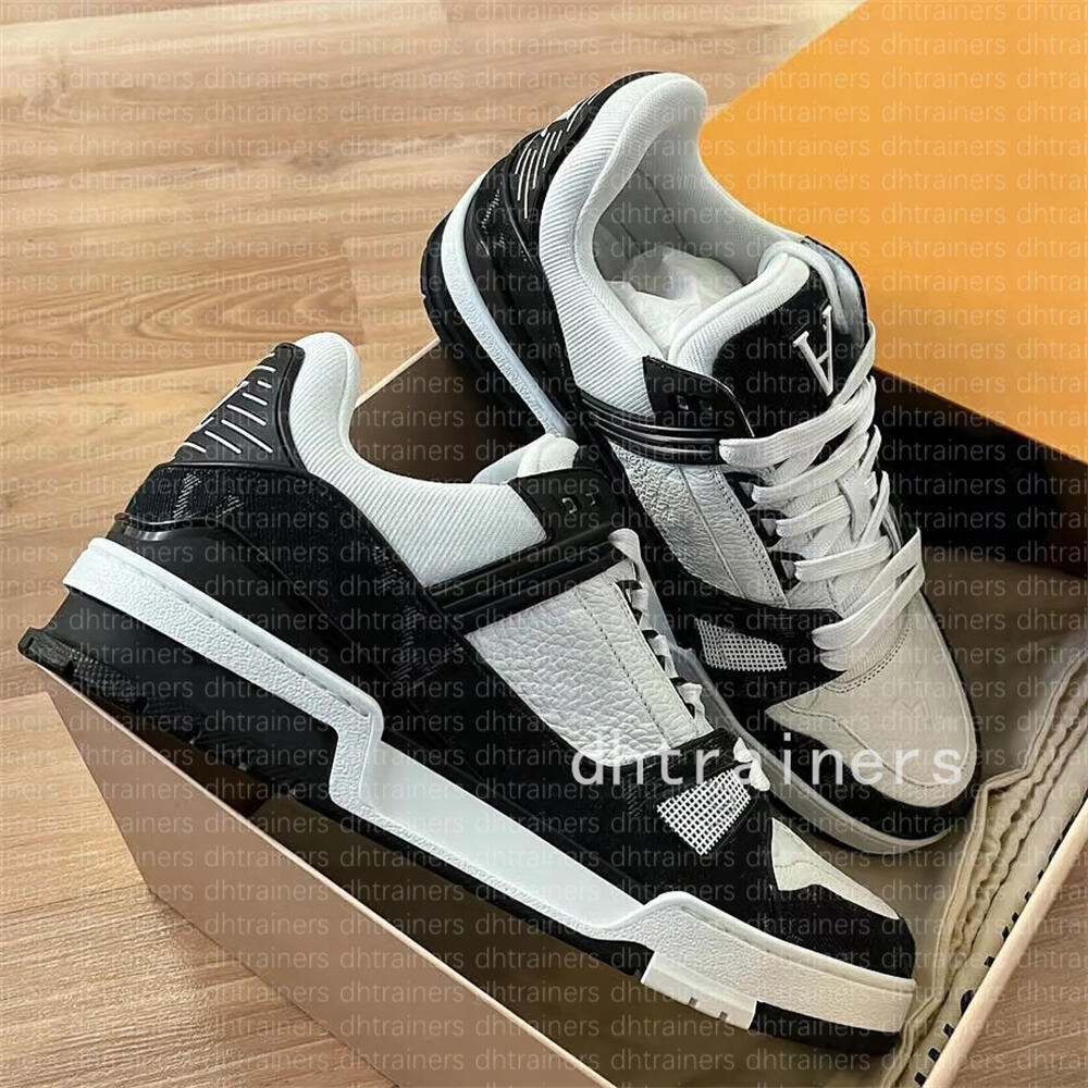 Designer shoes low trainers Vintage Casual Sneaker Cowhide Upper Breathable Insole Non Slip Rubber Outsole Fashion Low Top Sports Shoe For Men Women Casual Shoes