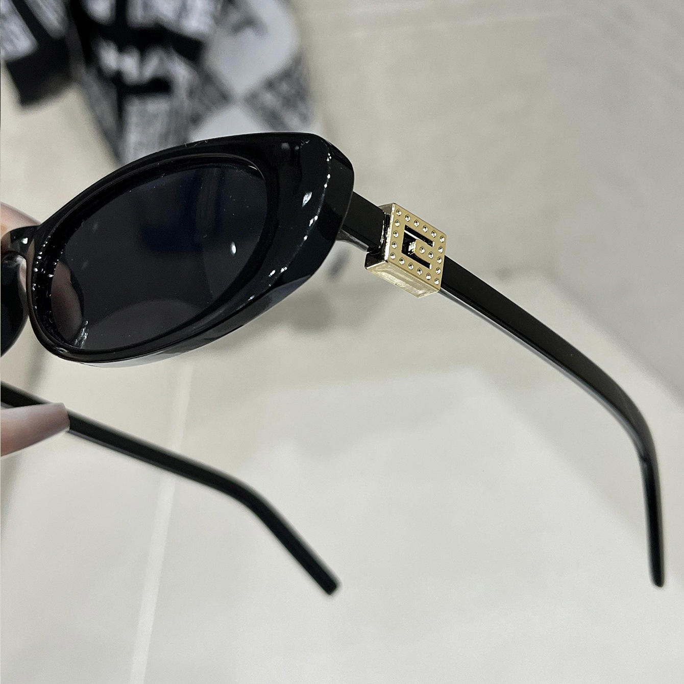 Fashion Street Style Designer Sunglasses Luxury Retro Outdoor Sports Cycling Glasses Sunscreen And UV Protection Trendy Brand Cat Eye Women's Sun