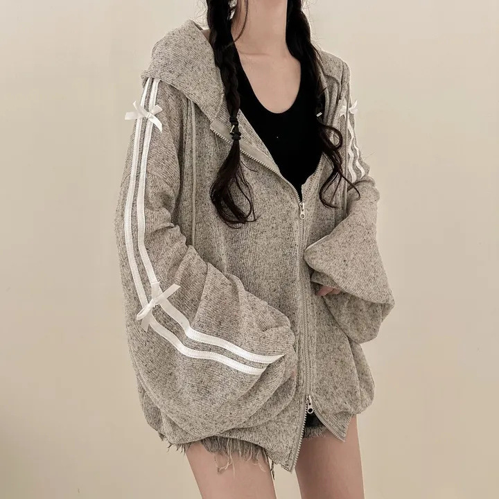 2026 Women's thin open - front cardigan in Korean style, made of linen, with a knitted texture. It's a shawl - like air - conditioner - suit
