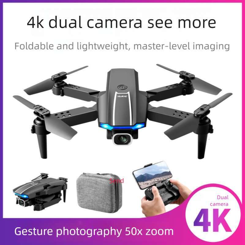 Mini S65 Remote Control Drone 4K Aerial Photography HD Dual Camera Quadcopter Indoor Aircraft with Barometric Altitude Hold CKS