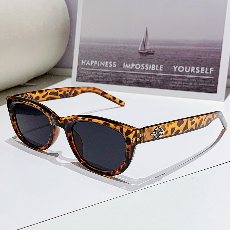 Sunshade Olive Green Cat Eye Designer Sunglasses Luxury Street UV Protection Outdoor Sports Cycling Glasses Trendy Brand Women's Accessories