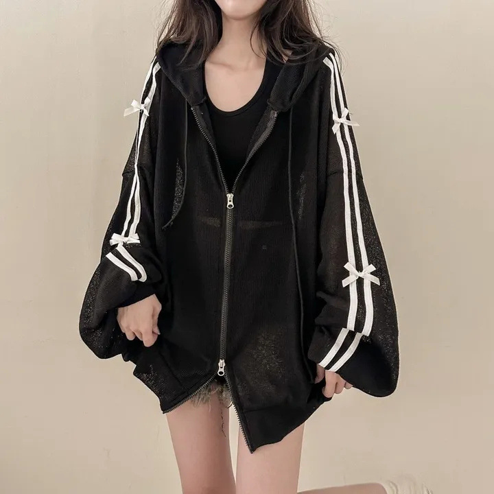 2026 Women's thin open - front cardigan in Korean style, made of linen, with a knitted texture. It's a shawl - like air - conditioner - suit