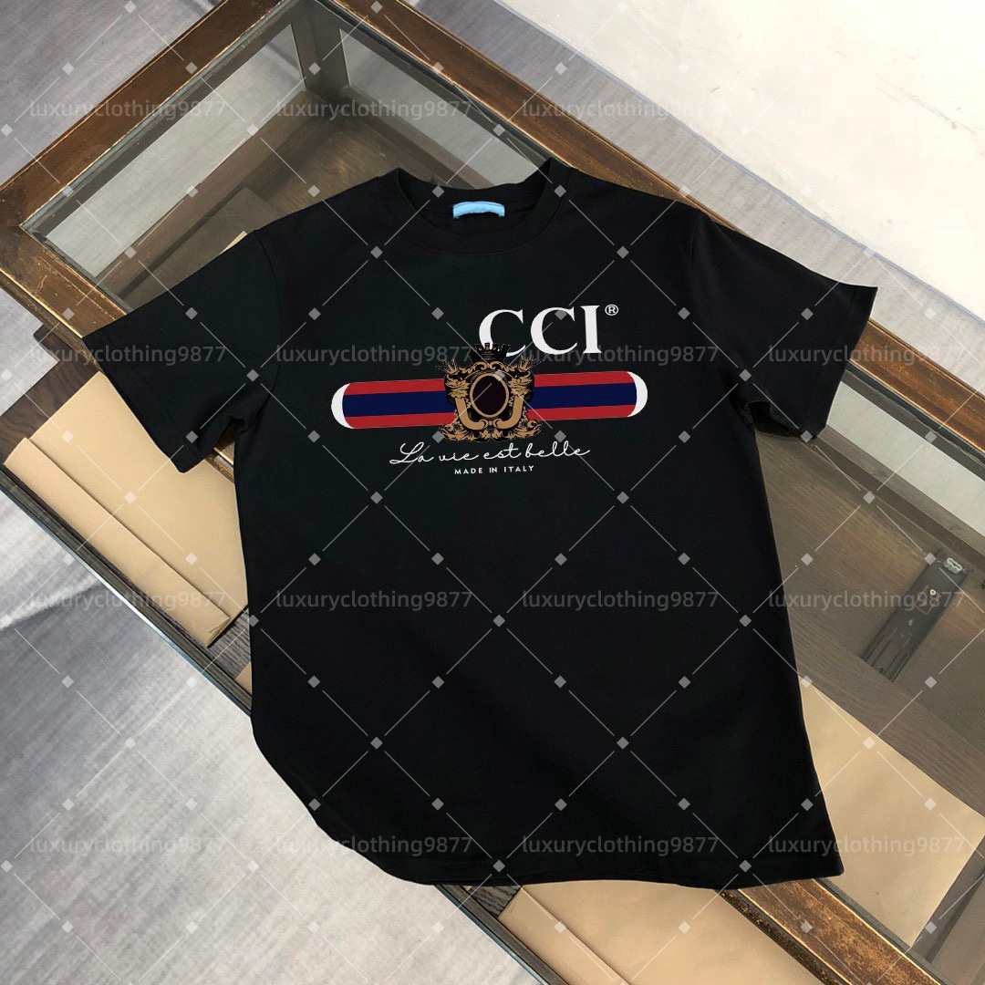 bestseller Men's Luxury High End 100% Cotton Short Sleeve T-shirt Top Summer Designer Brand letter pattern Fashion Casual TShirt Size:S-XXL