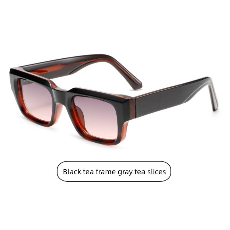 Designer Outdoor Sports Bicycle Glasses Luxury Sunscreen And UV Protection Internet Celebrity Model Square Sunglasses Trendy Brand Women's Access