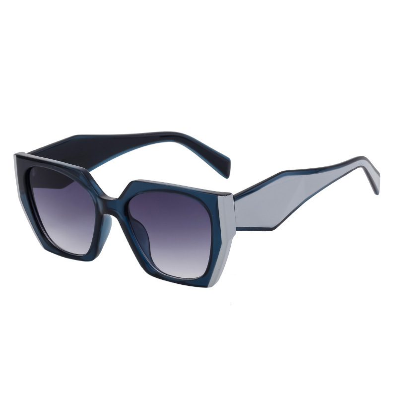 Women New Cat Eye Wide Temple Designer Sunglasses Full Frame UV Protection Polarized Sun Glasses Ins Trendy High Grade Eyewear For Driving Cycling Out
