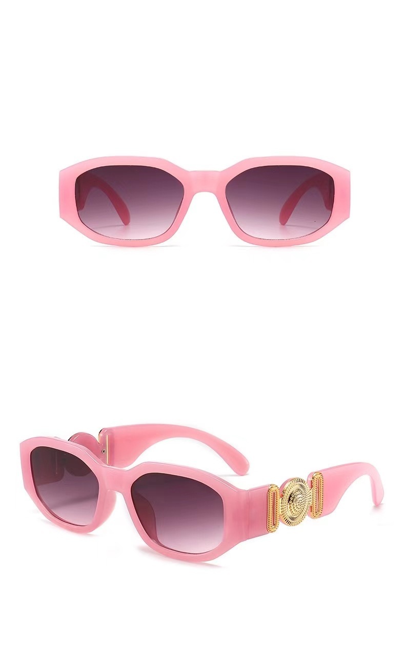 New Fashion Polygonal Designer Sunglasses Small Square Frame Cat Eye Sports Eyewear For Men Women Outdoor Cycling Driving Camping Beach UV Protection 