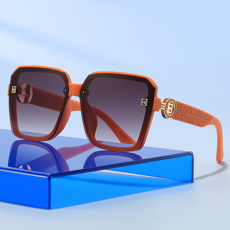2026 New Fashion Mom Style Designer Sunglasses Women UV Protection Outdoor Street Shooting Daily Casual All Match Trendy Sun Shade Glasses
