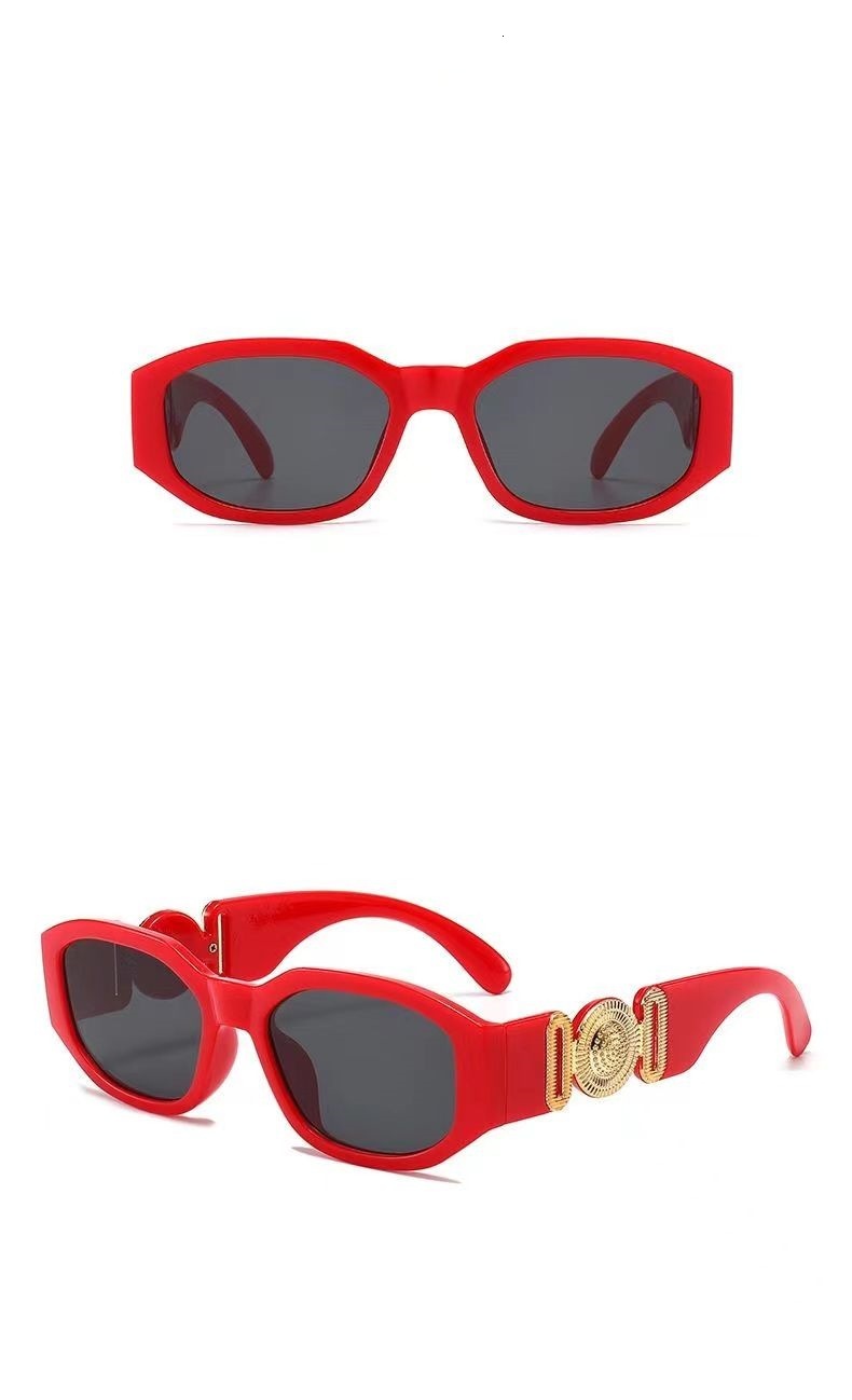 New Fashion Polygonal Designer Sunglasses Small Square Frame Cat Eye Sports Eyewear For Men Women Outdoor Cycling Driving Camping Beach UV Protection 