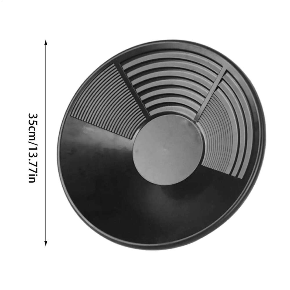 Plastic With Riffle Basin Mining Pan Dredging Prospecting River Tool Wash Gold Panning Equipment - view 7